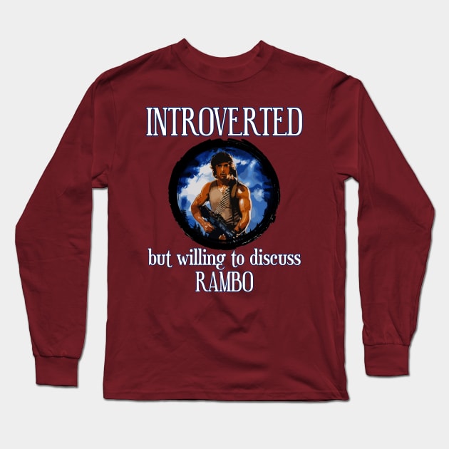 RAMBO: INTROVERTED Long Sleeve T-Shirt by INLE Designs